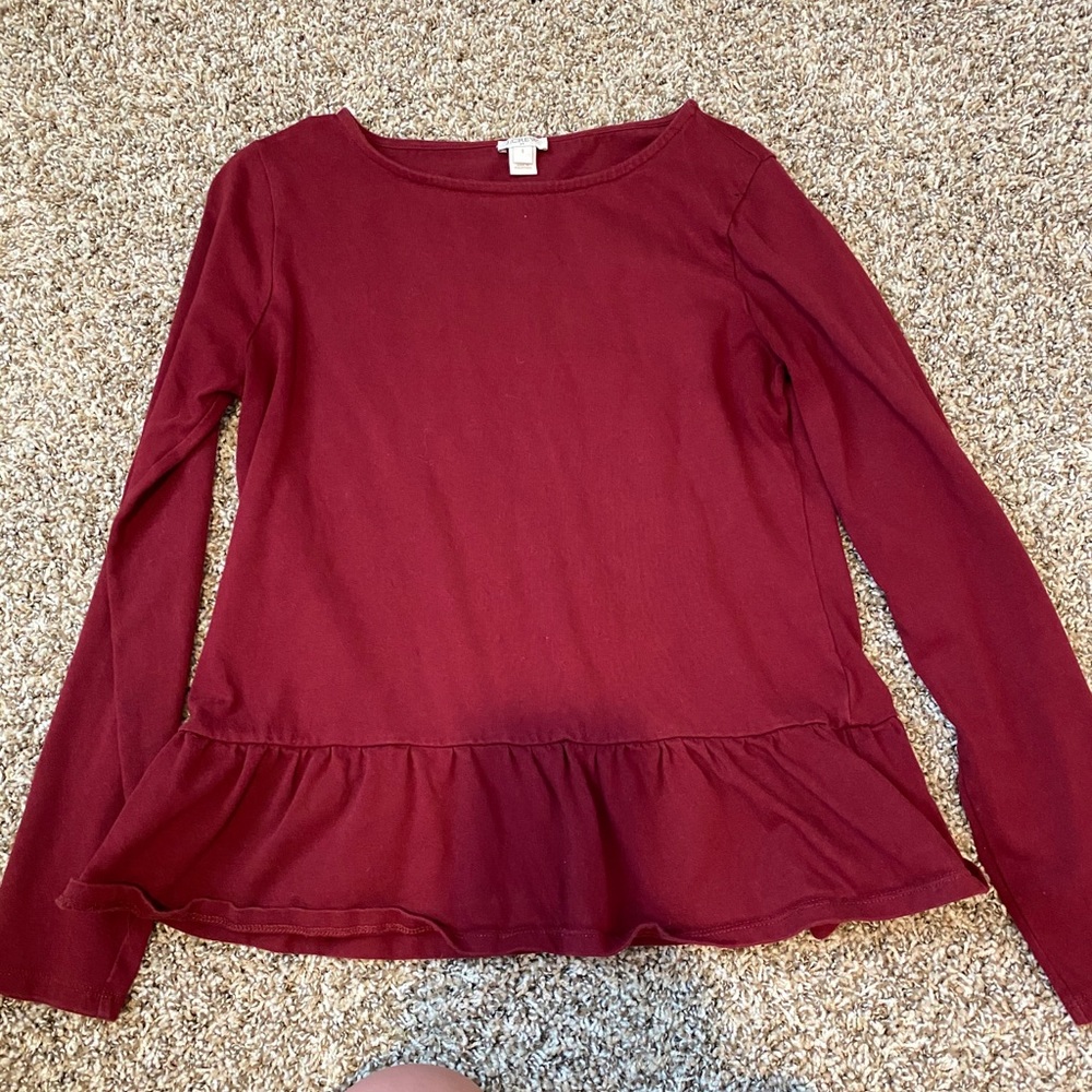 J. Crew Peplum Top